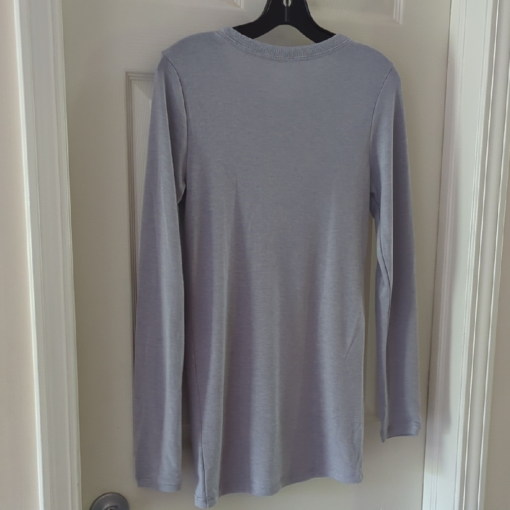 Goodfellow & Co. Long Sleeve Tee - Light Gray - Picture 7 of 7